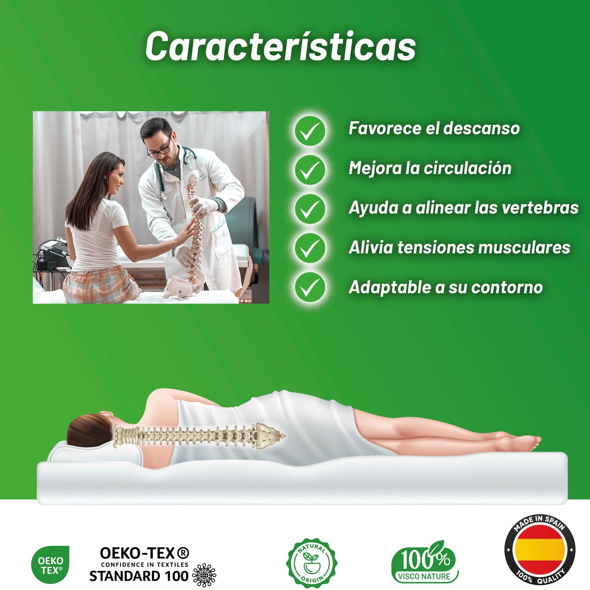 Almohada Cervical Ergonómica Selenity_1