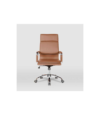 Silla De Oficina Jana En Marron. Alto: 106-114. Ancho: 55. Fondo: 65._5