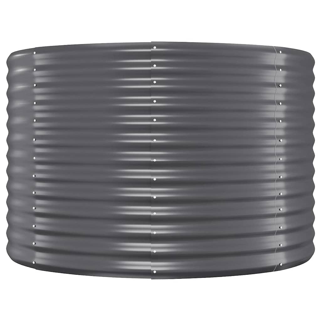 Jardinera Arriate Acero Galvanizado Antracita 100x100x68cm_2