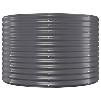 Jardinera Arriate Acero Galvanizado Antracita 396x100x68cm_3