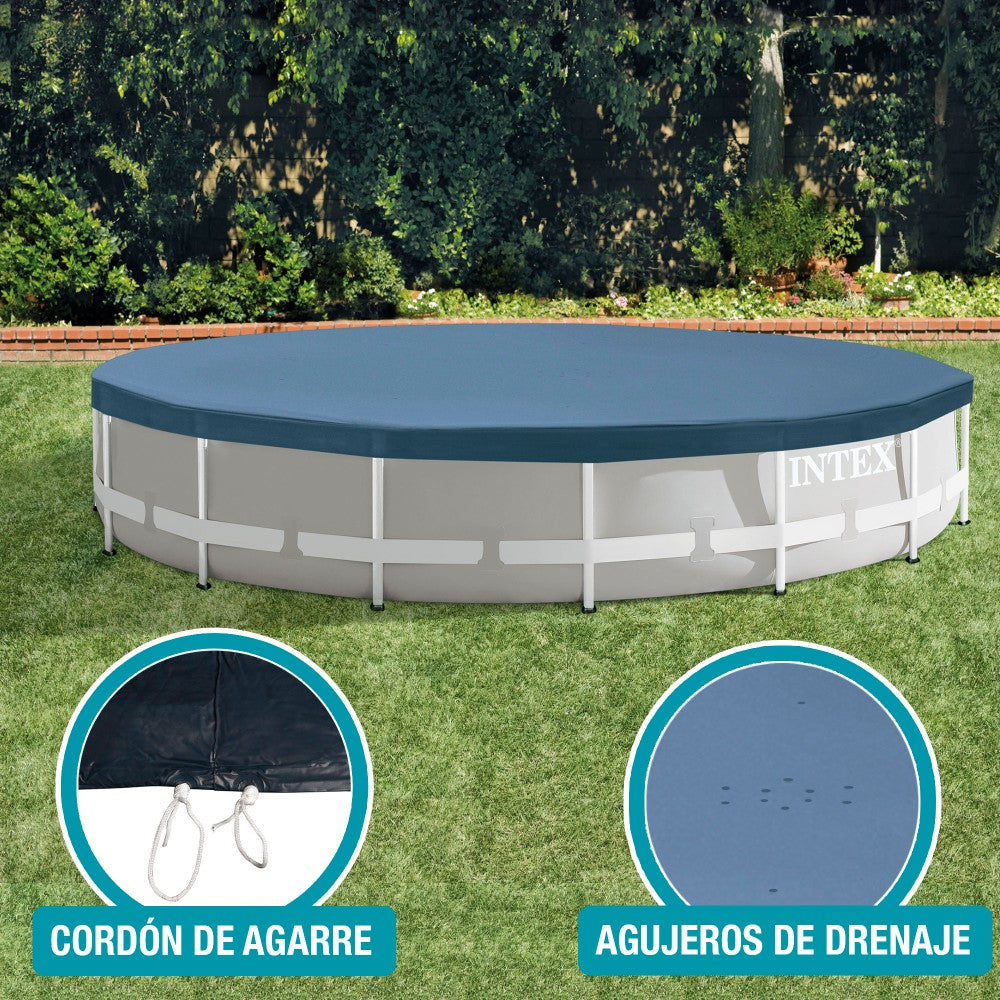 Cobertor Para Piscinas Desmontables Intex Metal Y Prism Frame 305 Cm_4