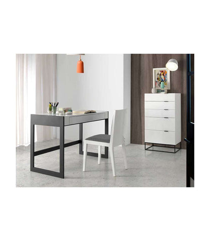 Escritorio Lacado En Blanco Elsa, 120 X 60 X 81 Cm (largo X Ancho X Alto)_0