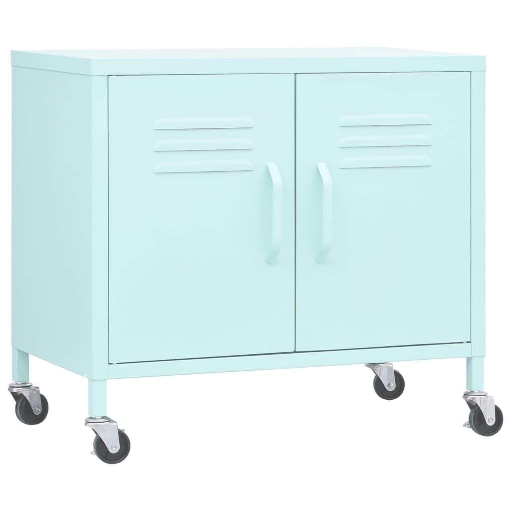 Armario De Almacenamiento Acero Verde Mint 60x35x56 Cm_1