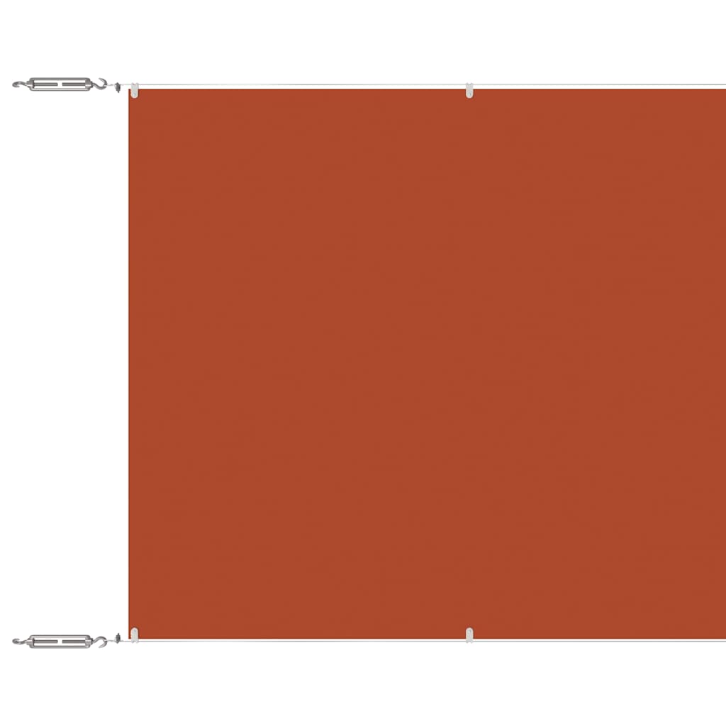 Toldo Vertical Terracota Tela Oxford 140x800 Cm_0