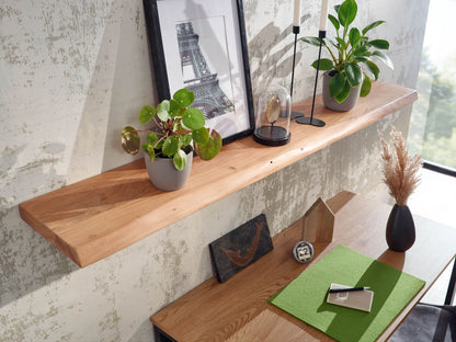 Estantería De Pared 160 Cm En Madera Maciza De Acacia_4
