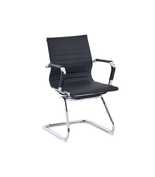 Silla Confidente París Acabado Negro, Fondo : 60 Cm, Ancho: 49 Cm, Alto: 89 Cm_0