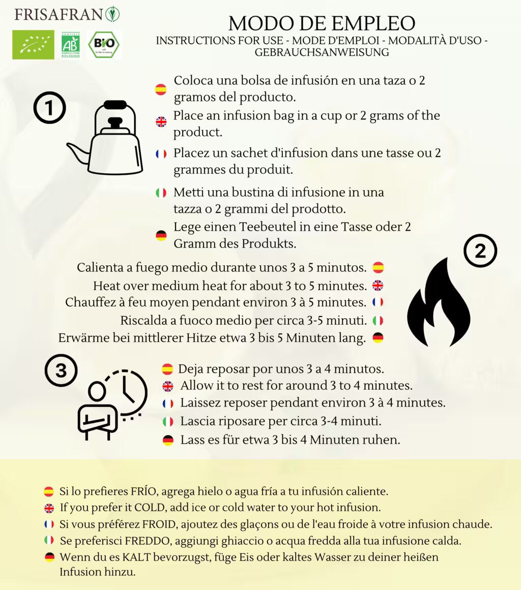 Infusión De Jengibre-limón |pirámides | Calidad | Frisafran