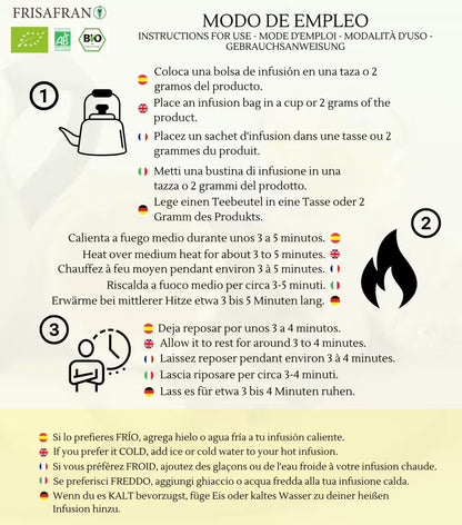 Infusión De Jengibre-limón |pirámides | Calidad | Frisafran