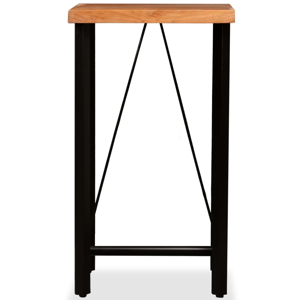 Mesa De Bar De Madera Maciza De Acacia 60x60x107 Cm_0