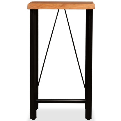 Mesa De Bar De Madera Maciza De Acacia 60x60x107 Cm_0
