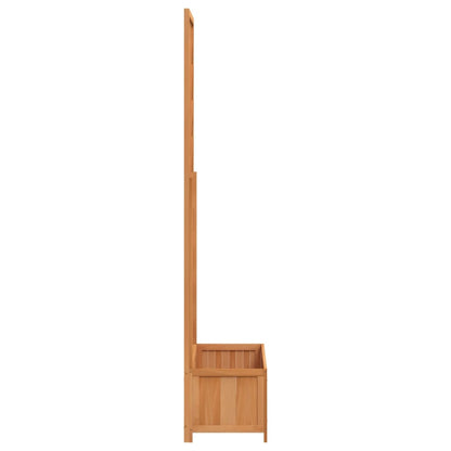 Jardinera Con Enrejado Marrón 90x35x180 Cm Madera Maciza De Abeto_4