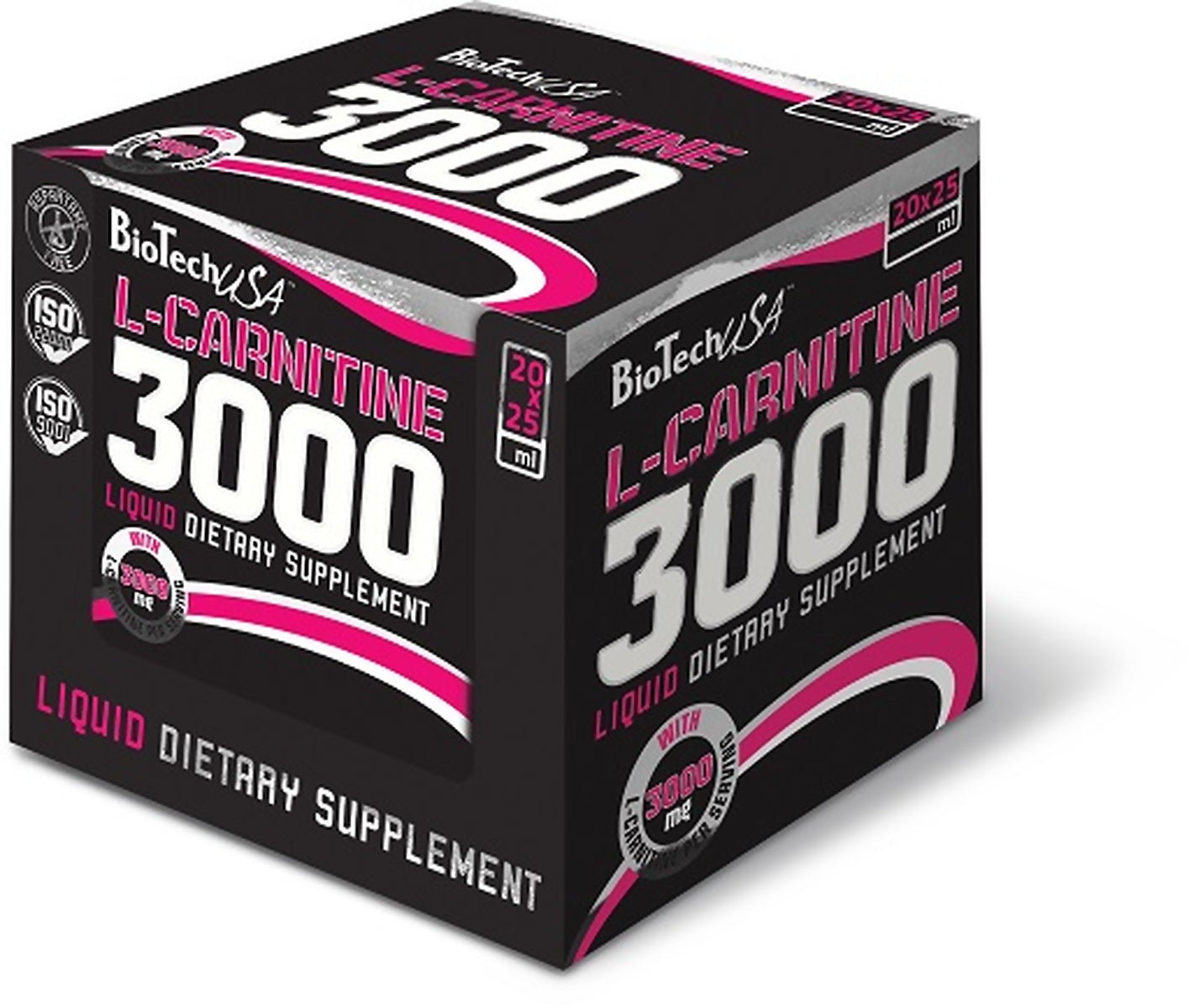 L-carnitina Líquida Biotech 3000 Mg (20 X 25 Ml) Limón_0