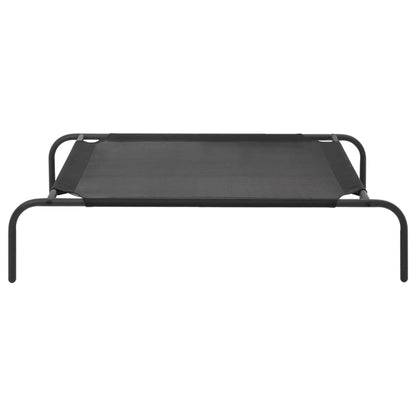 Cama De Perro Elevada Negra Textilene S / Vetonek_2