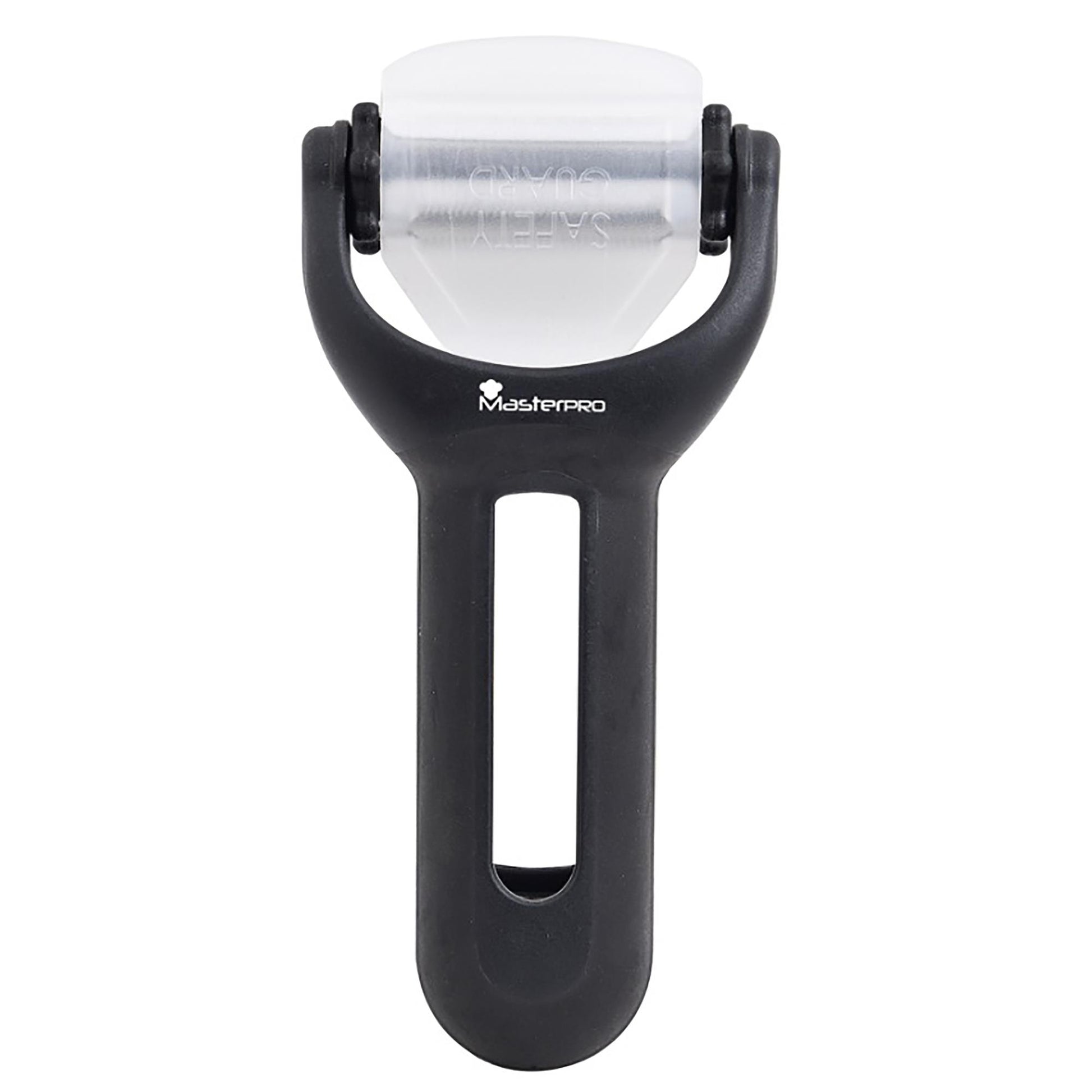 Pelador Multiple En Acero Inoxidable Foodies Color Negro Masterpro._0