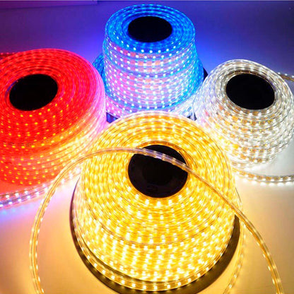Tira Led 220v Smd5050, 60led/m, 1 Metro, Blanco Cálido_2