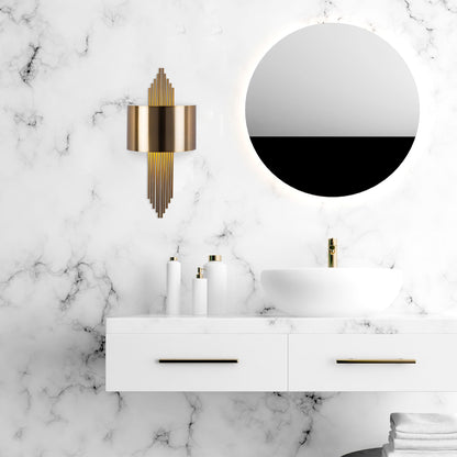 Aplique De Pared, Hierro , Vintage, 75x10x22, Casquillo E 27 Max 40 W_4