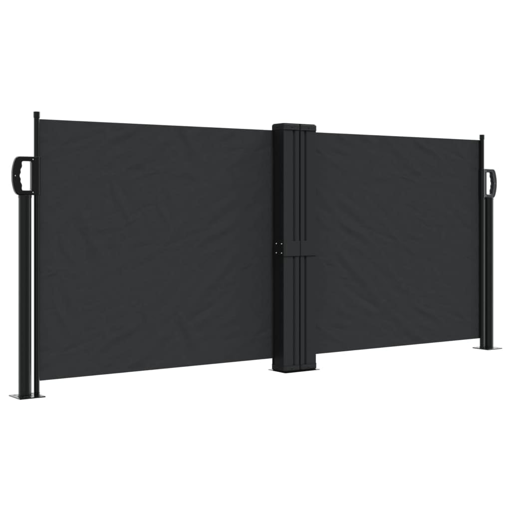 Vidaxl Toldo Lateral Retráctil Negro 100x1000 Cm_0