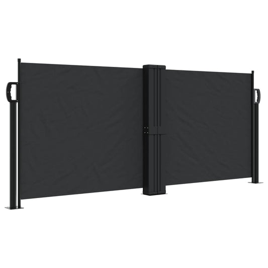 Vidaxl Toldo Lateral Retráctil Negro 100x1000 Cm_0