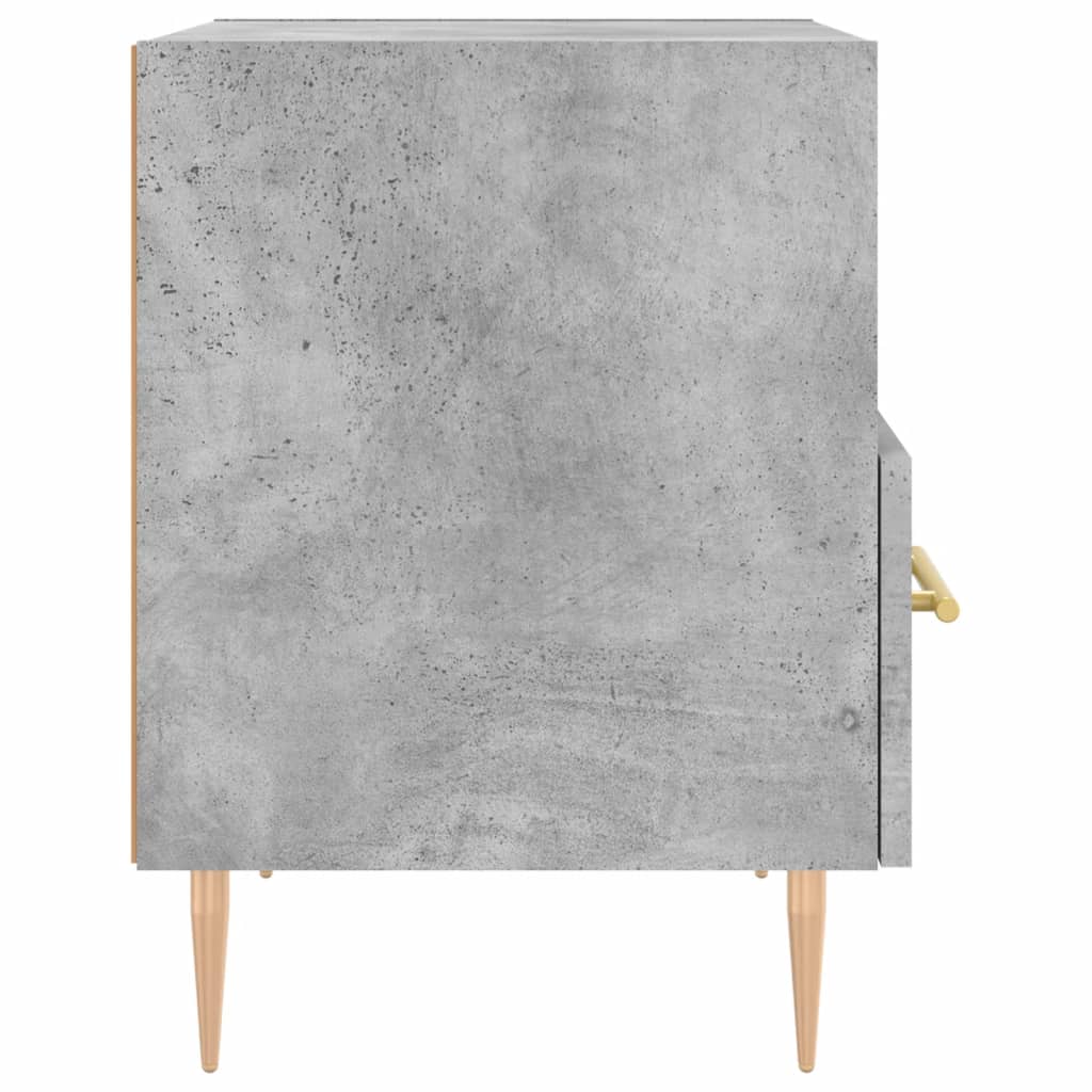 Mesita De Noche Madera Ingeniería Gris Hormigón 40x35x47,5 Cm_3