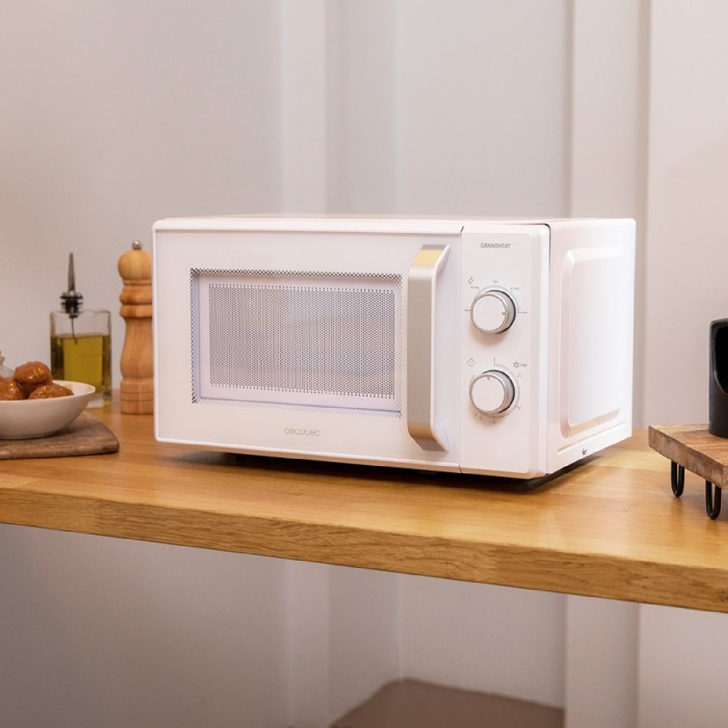 Microondas De 20 Litros Grandheat 3020. 700 W, 6 Niveles De Potencia, Revestimiento Anti-dirt Itech Y Tecnología 3dwave, Modo Descongelación, Tempor_4
