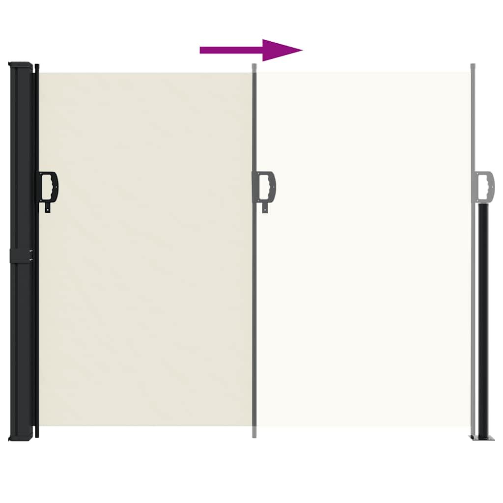 Vidaxl Toldo Lateral Retráctil Crema 160x600 Cm_4