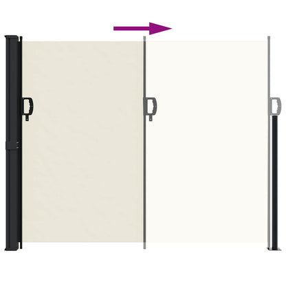 Vidaxl Toldo Lateral Retráctil Crema 160x500 Cm_4