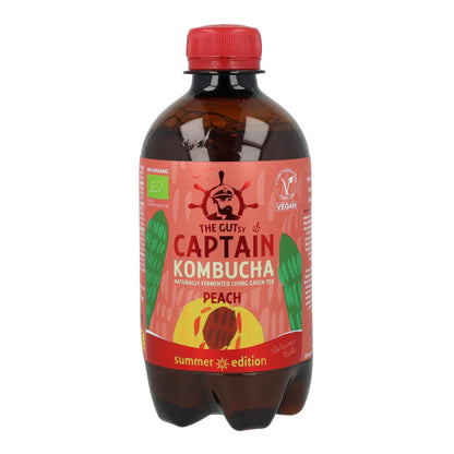 Kombucha Melocotón BIO Captain Kombucha 400ml