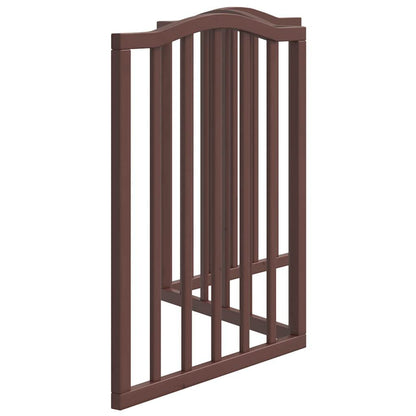 Vidaxl Puerta Para Perros Plegable 3 Paneles Álamo Marrón Roble 150 Cm_4