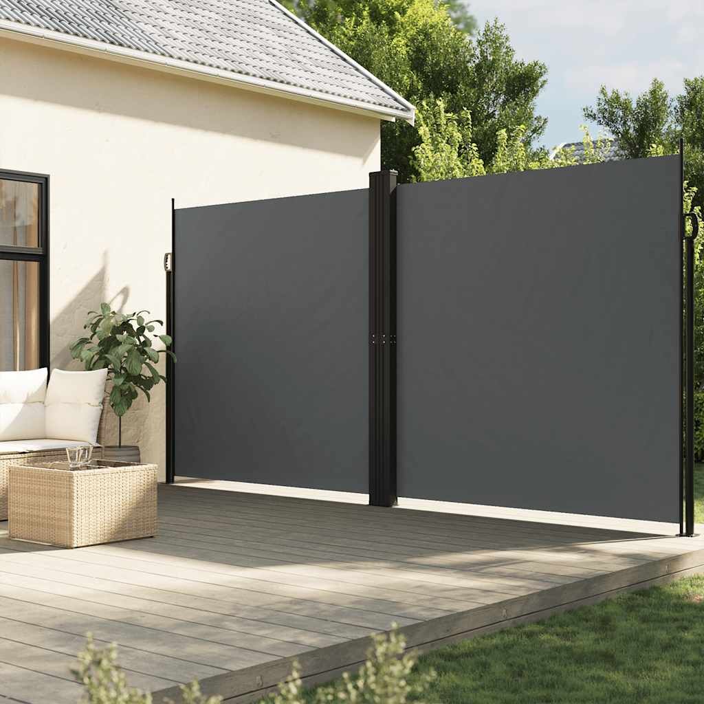Vidaxl Toldo Lateral Retráctil Gris Antracita 200x600 Cm_1
