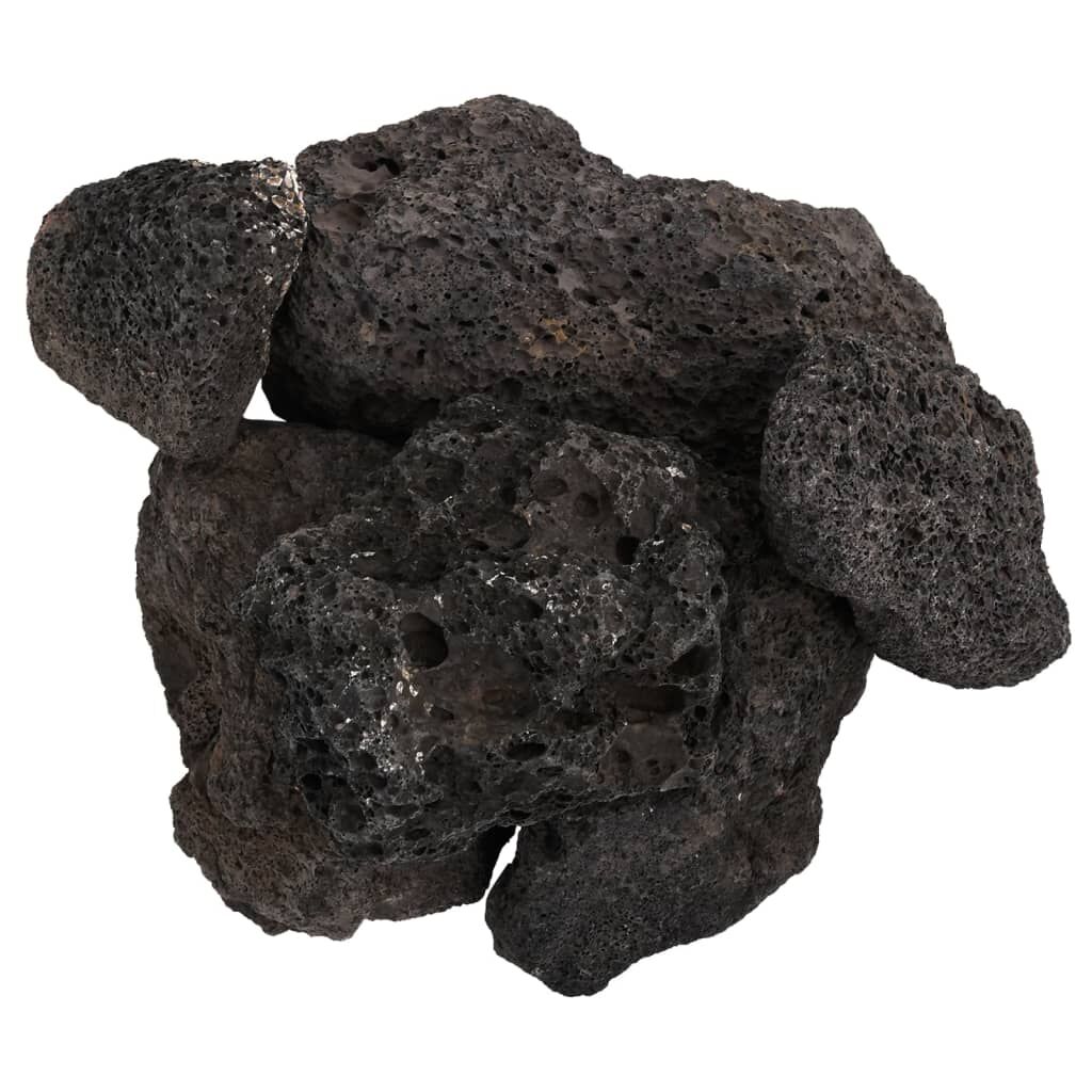 Vidaxl Rocas Volcánicas Negras 25 Kg 10-30 Cm_2