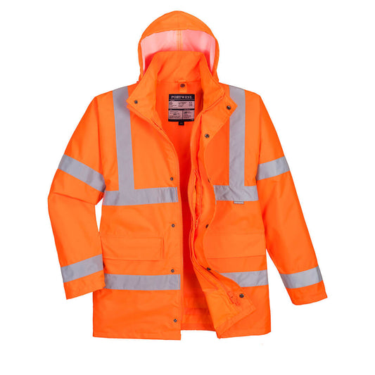 Parka 4 En 1 Traffic  De Alta Visibilidad / Xxl / Amarillo_0