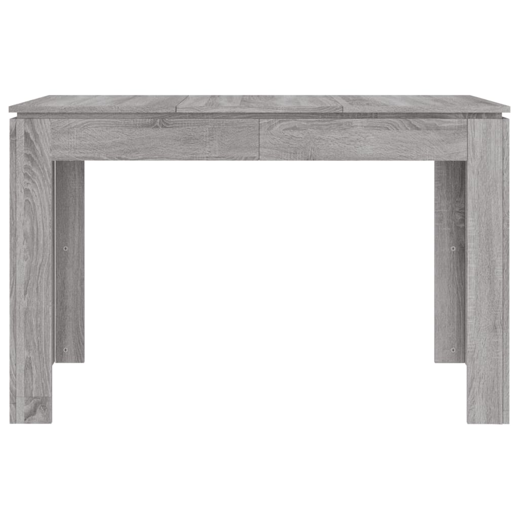 Mesa De Comedor Madera De Ingeniería Sonoma Gris 120x60x76 Cm_2