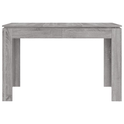 Mesa De Comedor Madera De Ingeniería Sonoma Gris 120x60x76 Cm_2