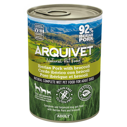 WET DOG FOOD 400g Paté Cerdo y Brocoli Arquivet 400 g