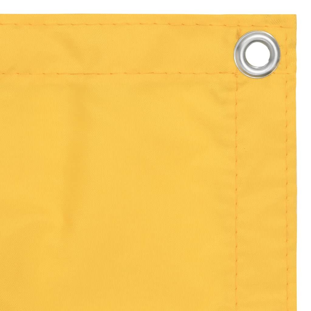 Vidaxl Toldo Para Balcón Tela Oxford Amarillo 75x500 Cm_1