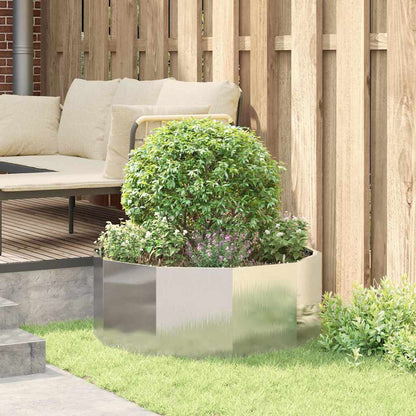 Jardinera Plateado 90 X 90 X 35 Cm Acero Inoxidable_3