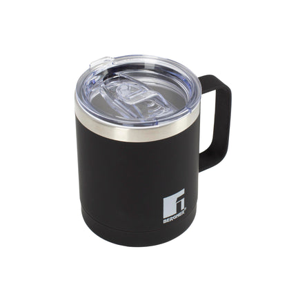 Taza De Viaje 350ml Lovers En Acero Inoxidable Negro Bergner_0