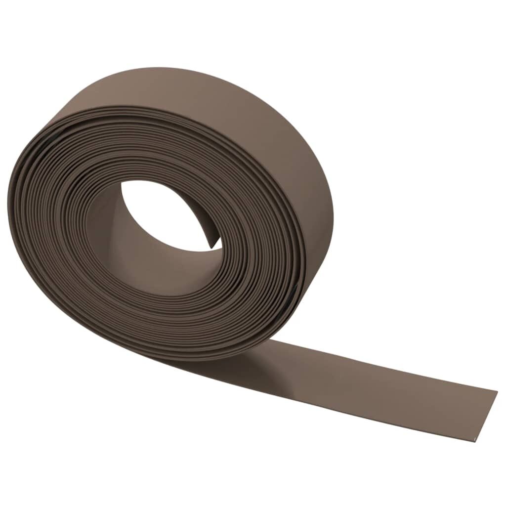 Vidaxl Borduras De Jardín 4 Uds Polietileno Marrón 10 M 15 Cm_3