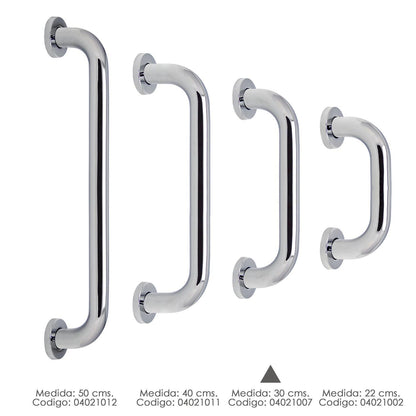 Agarre Ducha Maurer Cromo Brillo Ø 32 Mm. Longitud 30 Cm._2