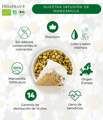 Infusión De Manzanilla Dulce En Pirámides Ecológica | Frisafran 30 Uds_3