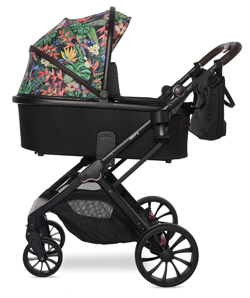 Carrito De Bebé Trio Glory Hasta 22 Kg Tropical Flowers_1