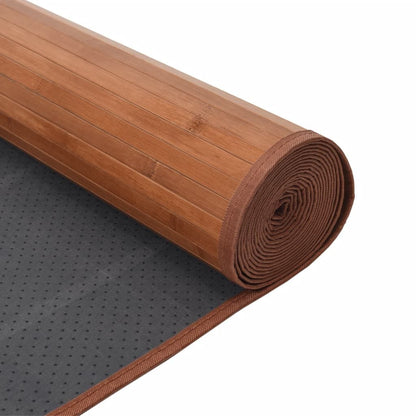 Vidaxl Alfombra Rectangular Bambú Marrón 70x100 Cm_4