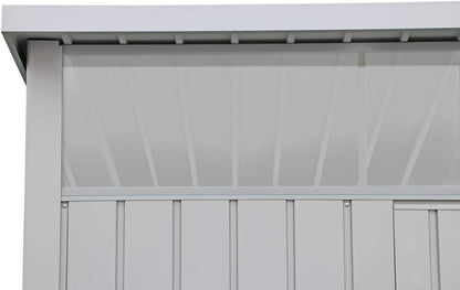 Duramax - Caseta Jardín - Palladium 8x6 - Metal - Color Gris Plata_2