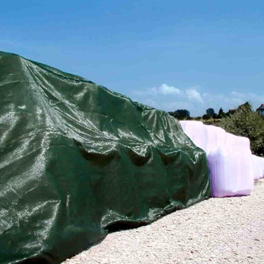 Malla Protectora Para Pacas De Heno 8x25m, Red Agrícola Uv