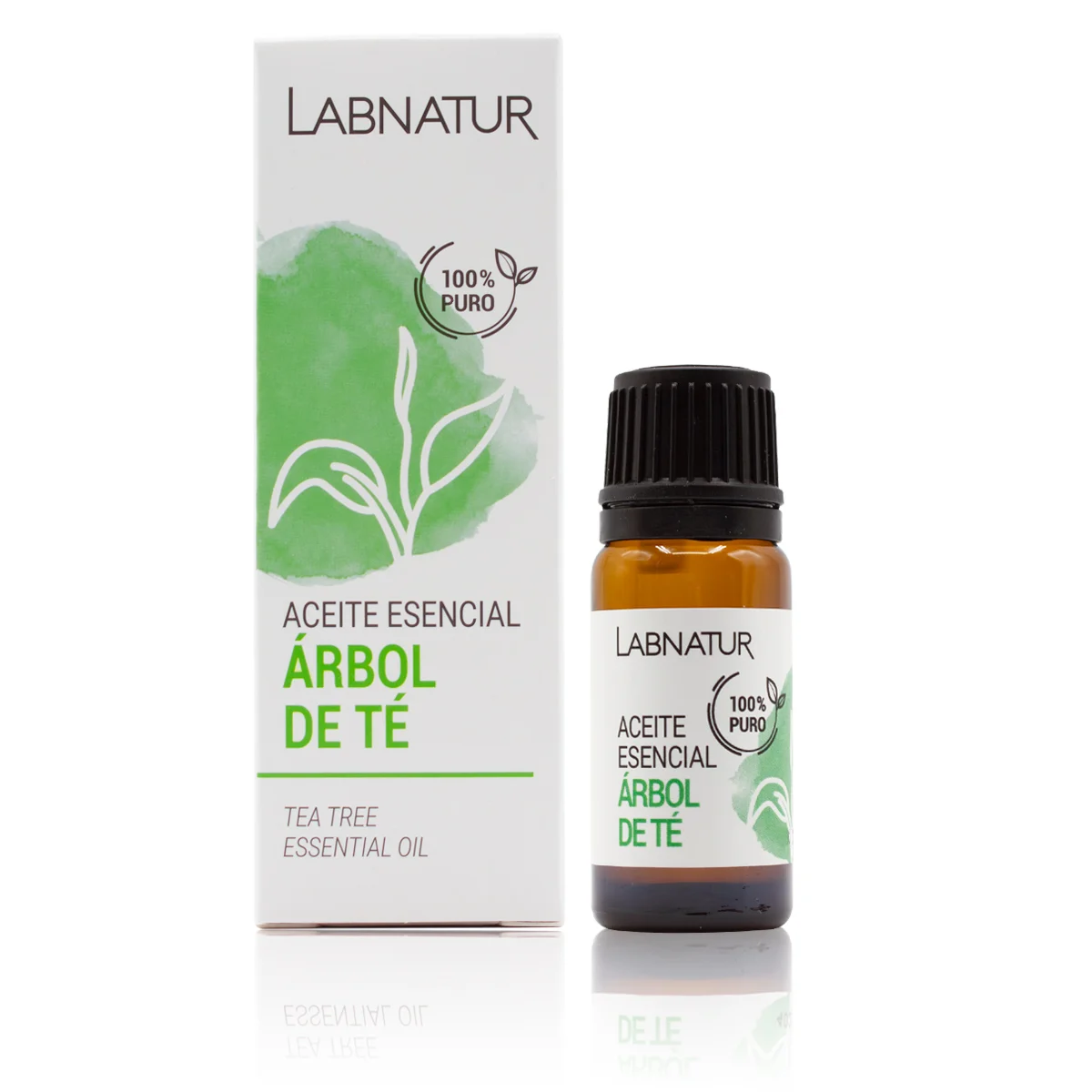 Aceite Esencial de Árbol del Té 100% Puro Labnatur 10 ml | Purificante | Piel, Cabello, Uñas y Pies | Vegano_0