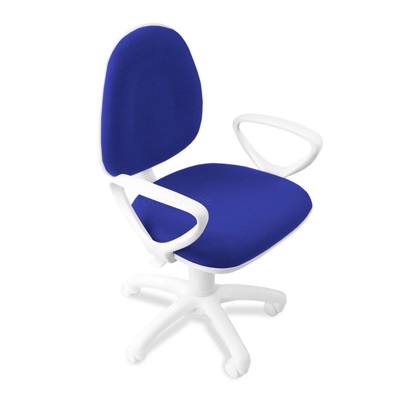 Silla De Escritorio Dolphin Tejido, Azul, 47 X 89-98 X 42cm_2