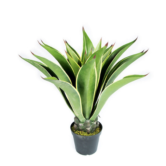 Planta Artificial Agave Mini - Decoración Natural Sin Mantenimiento 0.98 M / Multicolor_0