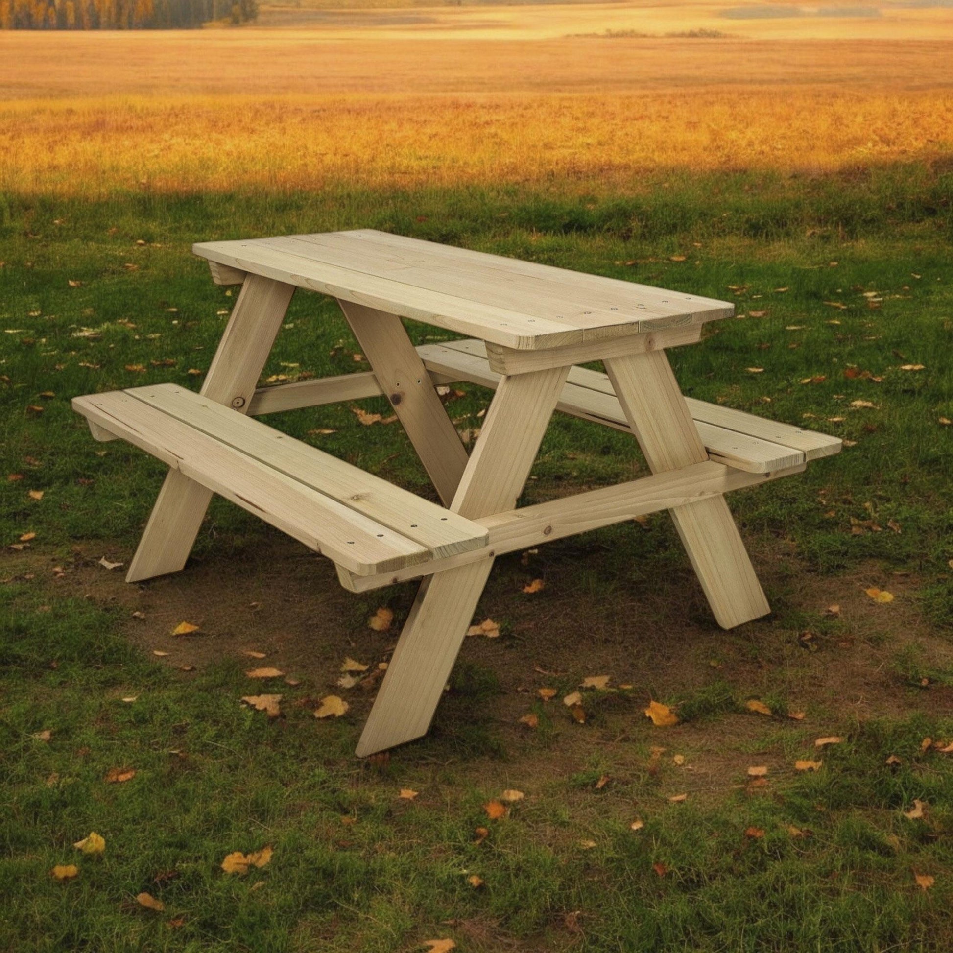 Well Home Mesa De Picnic Para Niños 89x79x50cm