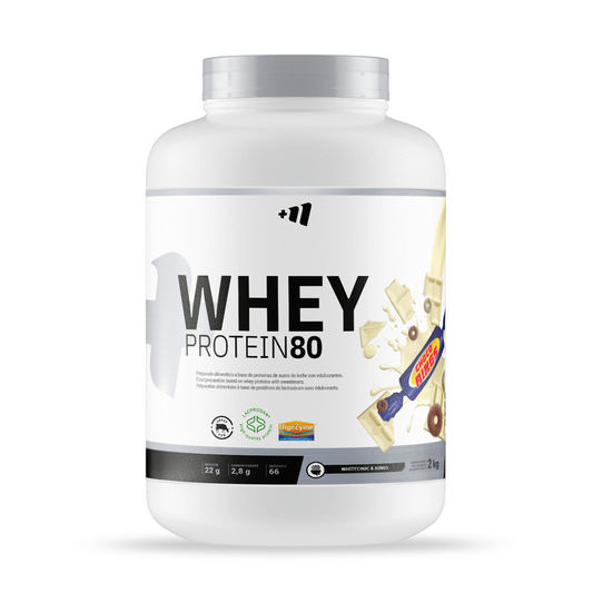 Whey Protein80 - 2 Kg - Chocolate Blanco Con Choco Rings - Aumenta La Masa Muscular - Masmusculo_0