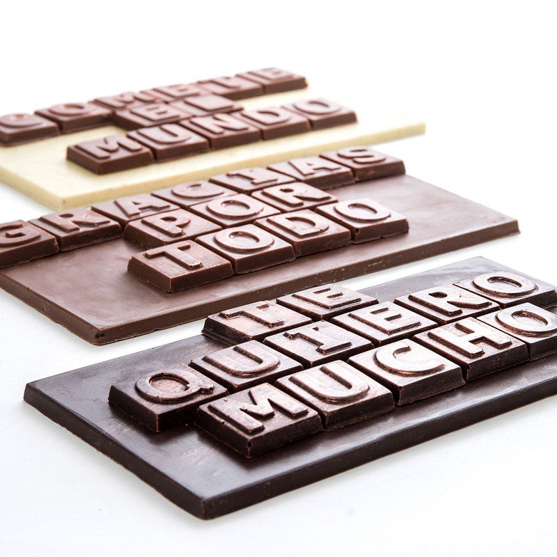 Chocomensaje – tableta Bio de chocolate personalizada_0